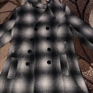 Black and White Botton Down Large Michael F.